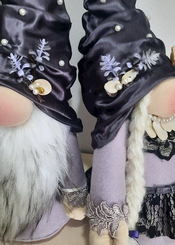 Beden Renk ikili şans cucesi gnome raf dekor seti