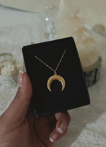 Moon Light Gold Kolye 