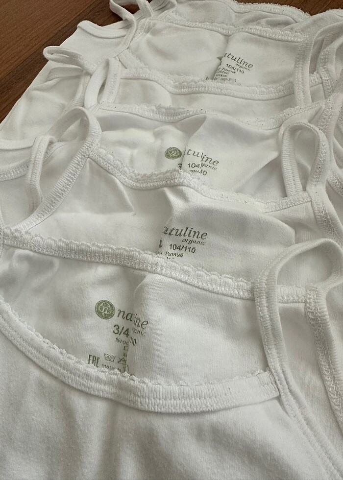 Natuline kız çocuk atlet - Görsel 2