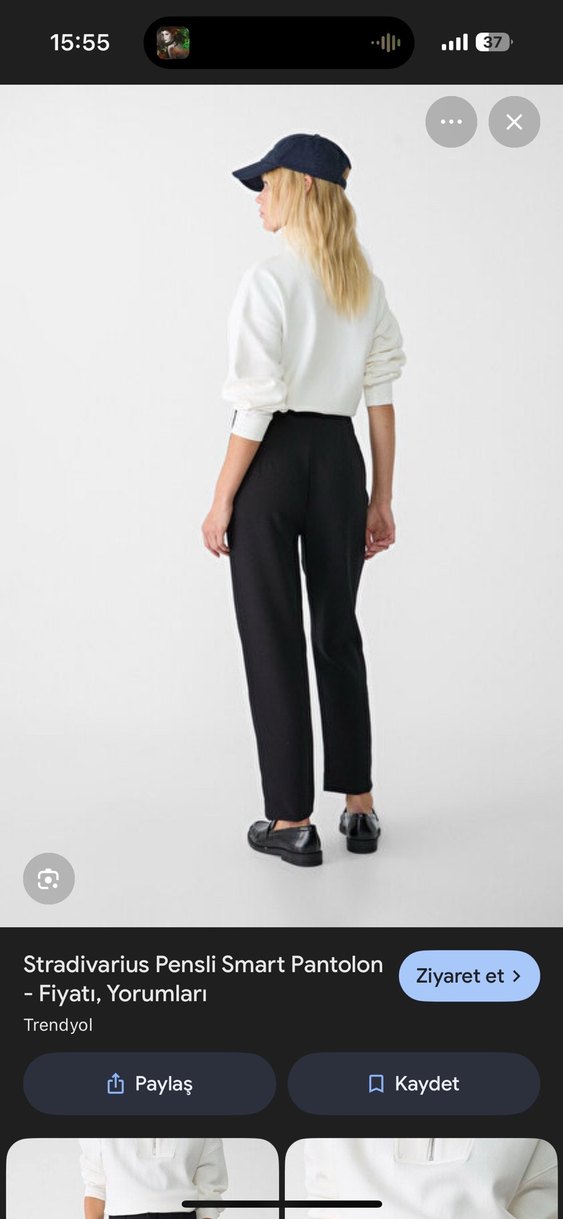 Stradivarius Smart Pantalon - Görsel 2