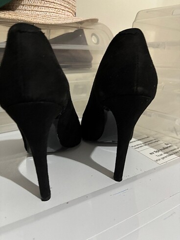 38 Beden Süet stiletto