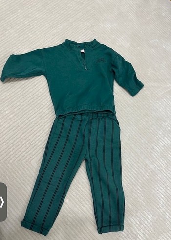 LC Waikiki Lcw 3 adet Gri Baskılı Erkek Bebek Eşofman Takımı