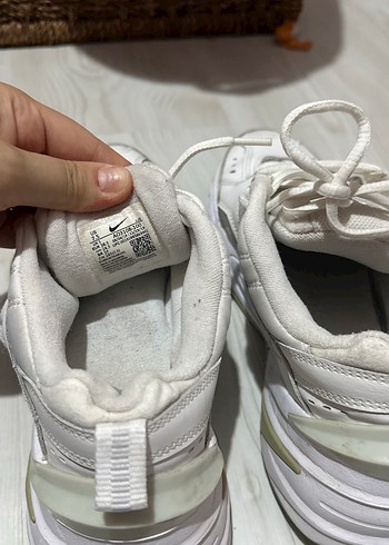 38,5 Beden beyaz Renk Nike Beyaz Bağcıklı Kadın Spor Ayakkabı