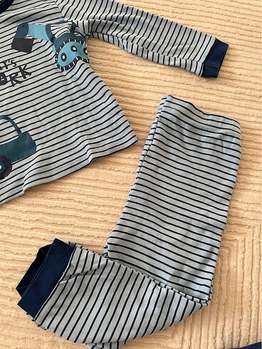 4 Yaş Beden mavi Renk Hello baby pijama takımı (4yaş)