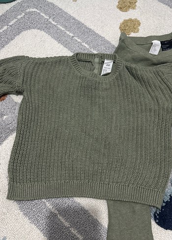 H&M Erkek Çocuk  2 Li triko takm (2-3yaş) - Görsel 2