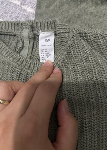 H&M Erkek Çocuk  2 Li triko takm (2-3yaş) - Görsel 4