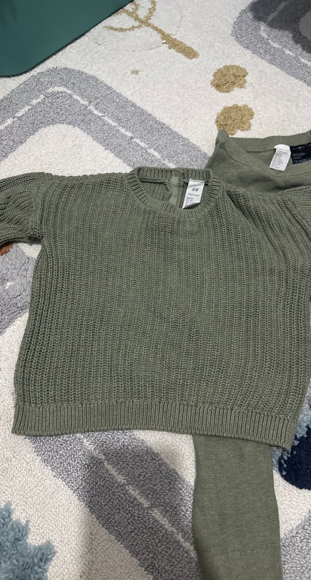 H&M Erkek Çocuk  2 Li triko takm (2-3yaş) - Görsel 2