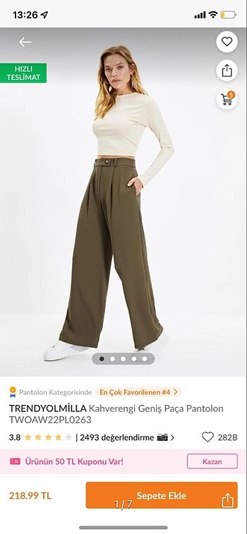 Trendyolmilla pantolon