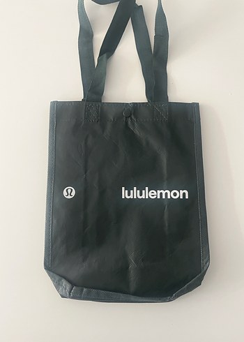  Beden Lululemon Küçük Koyu Yeşil Plastik Torba