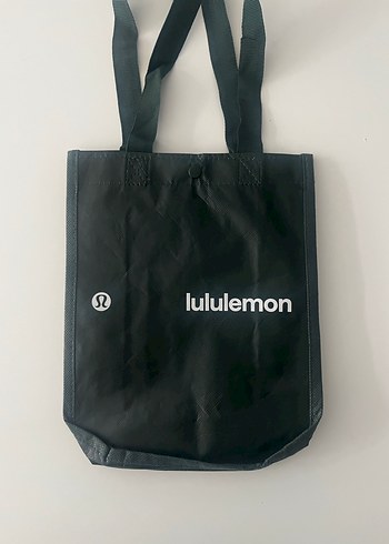 Lululemon Küçük Koyu Yeşil Plastik Torba