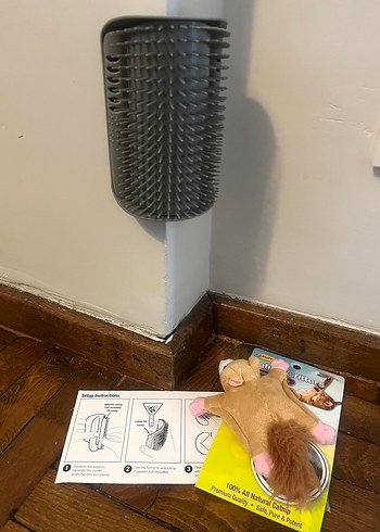 Kedi Otlu Oyuncak ve Kaşıma Aleti - Görsel 4