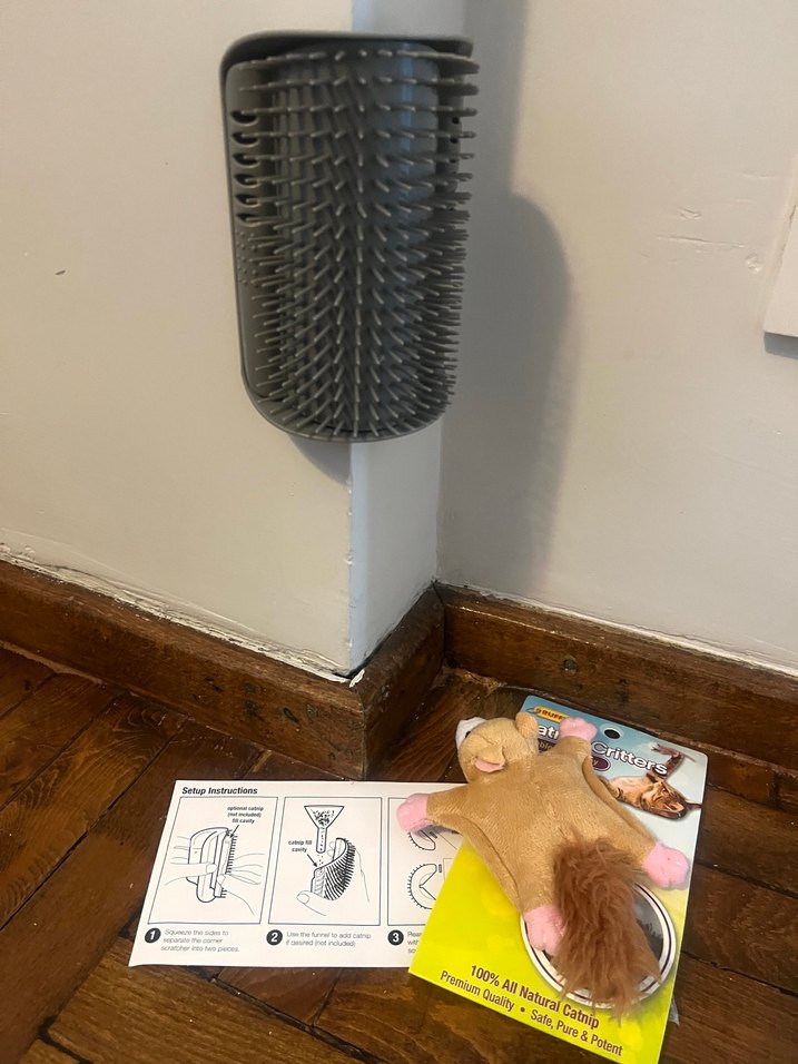 Kedi Otlu Oyuncak ve Kaşıma Aleti - Görsel 4