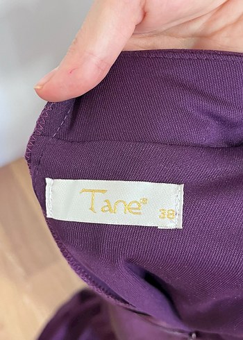 Mor Uzun Kollu Yüksek Yakalı Uzun Elbise - Görsel 5