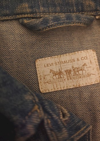 Düğmeli Mavi Kadın Kot Ceket - Görsel 2