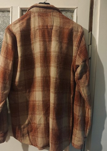 Düğmeli Kahverengi Uzun Kollu Kadın Gömlek - Görsel 4