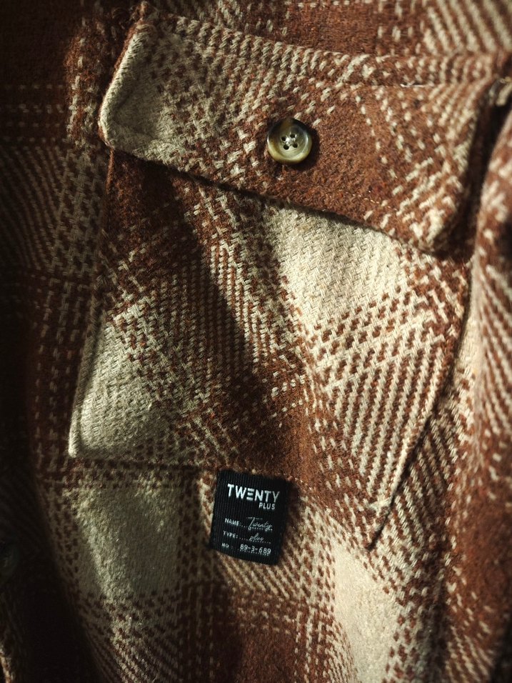 Düğmeli Kahverengi Uzun Kollu Kadın Gömlek - Görsel 3