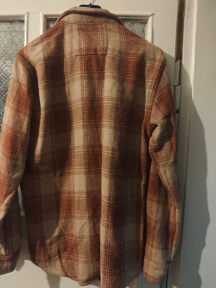 Düğmeli Kahverengi Uzun Kollu Kadın Gömlek - Görsel 4