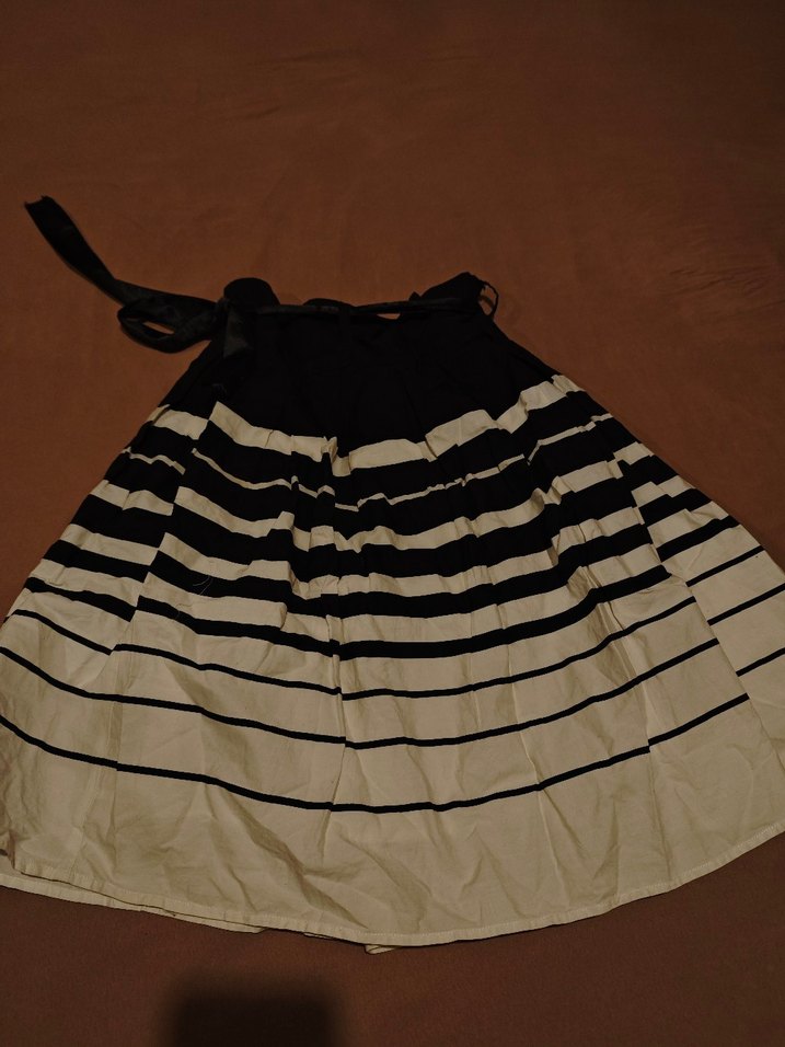 Zebra Desenli Pileli m beden diz alti etek - Görsel 3