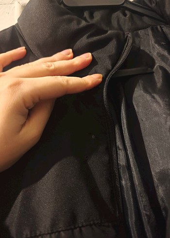 Siyah Fermuarlı Erkek Midi Mont - Görsel 5