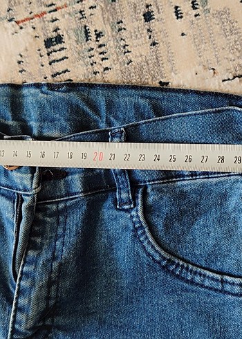 Kız  Mavi Regular Fit Midi Kot Pantolon - Görsel 3