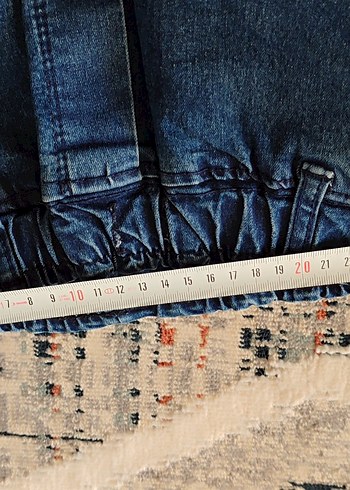 Erkek Çocuk Mavi Rahat Kesim Denim Pantolon - Görsel 6