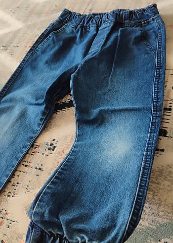 Erkek Çocuk Mavi Rahat Kesim Denim Pantolon - Görsel 2