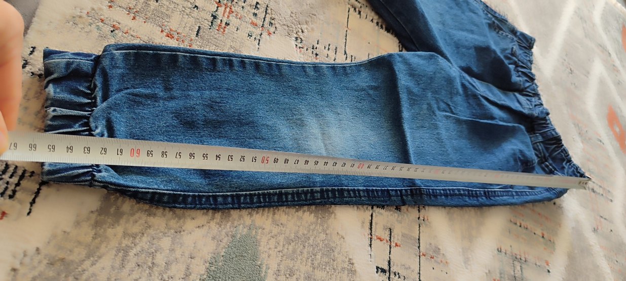 Erkek Çocuk Mavi Rahat Kesim Denim Pantolon - Görsel 5