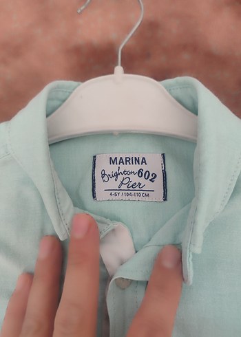 Turkuaz Erkek Çocuk Uzun Kollu Gömlek - Görsel 5