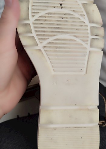 Yılan Desenli Dolgu Topuklu Kadın Sandalet - Görsel 6