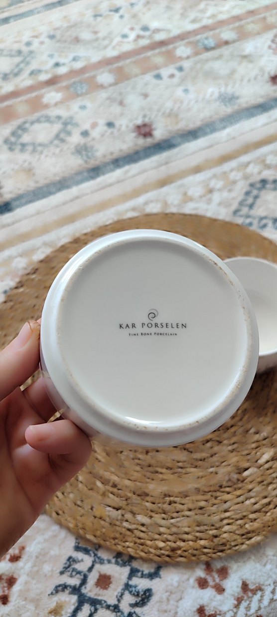 Gri İstanbul Silüetli Porselen Kase - Görsel 5