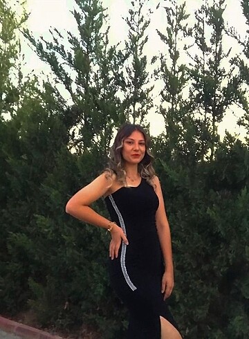 Taşlı abiye elbise