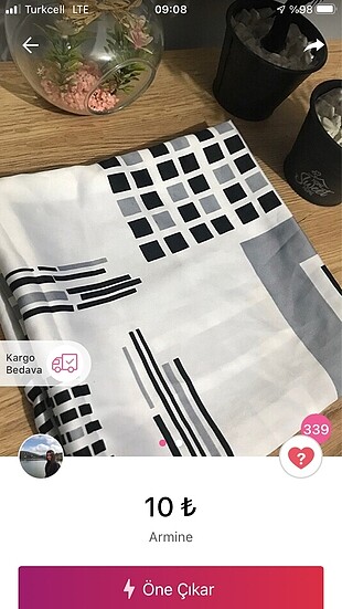 Eşarp ve pantolon
