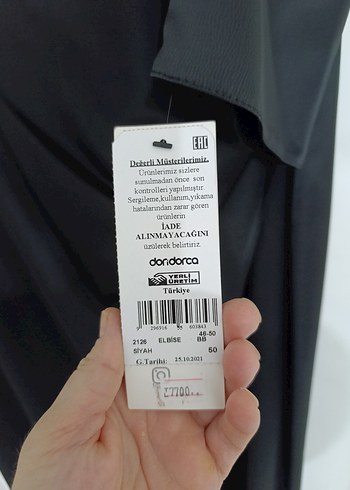 Siyah V Yakalı Uzun Kadın Abiye Elbise - Görsel 4