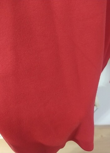 Penye kırmızı bluz - Görsel 2