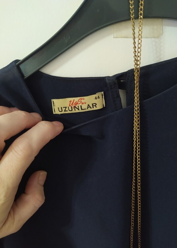 Lacivert bluz - Görsel 2