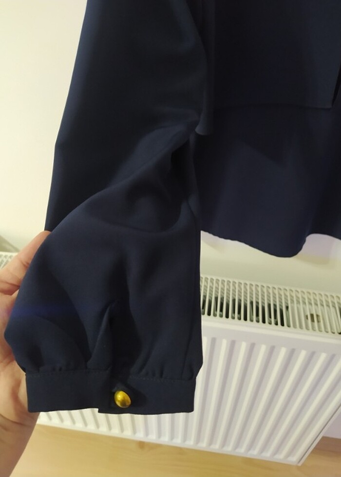 Lacivert bluz - Görsel 5