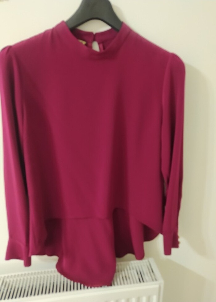 Önü kısa arkası uzun bluz - Görsel 2