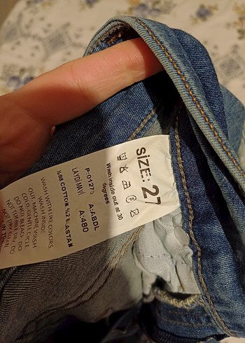 Kadın dar Kesim Denim Pantolon - Görsel 2