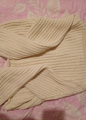 Bej Kadın Knitwear Bisiklet Yaka Kazak - Görsel 2