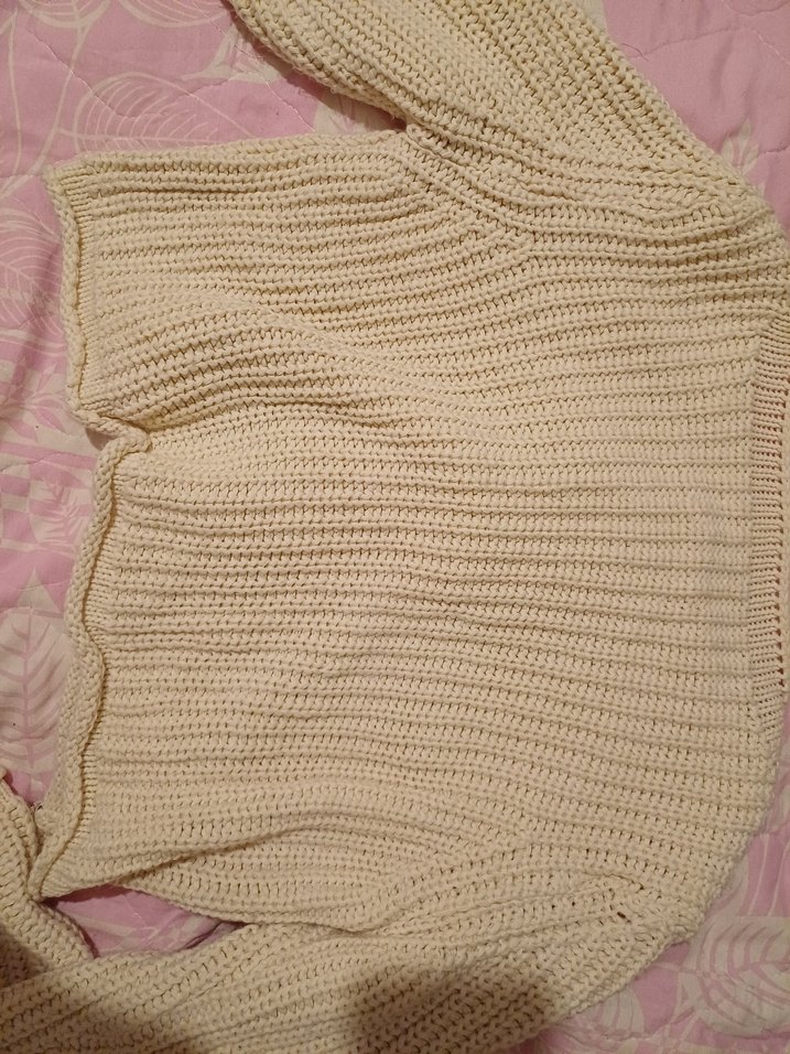 Bej Kadın Knitwear Bisiklet Yaka Kazak - Görsel 3