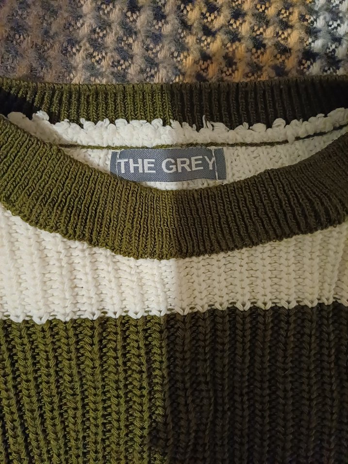 Kadın Haki Örgü Uzun Kollu Triko - Görsel 2