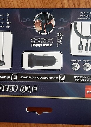 Bood 3'lü Araç Kiti Cs-61

 - Görsel 2