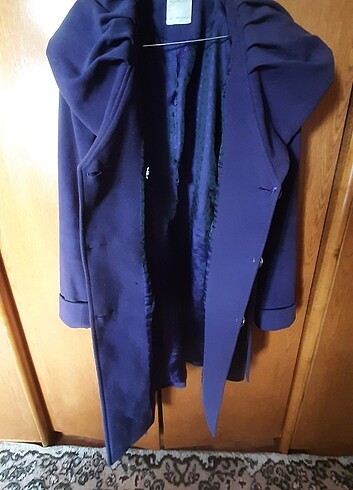 MARKOFF marka . Mor . 42 kadın mantosu. Az kullanılmış..  - Görsel 14