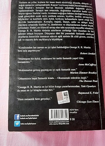 Beden Renk Taht Oyunları. George R. R. Martin