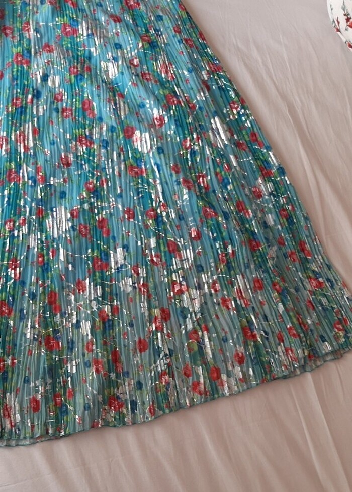 Kipdemir şifon uzun etek. 40-44 beden - Görsel 3