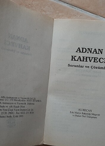 Beden Adnan Kahveci Sorunlar ve Çözümler. yazan Ali Recan. Alfa Yayınl