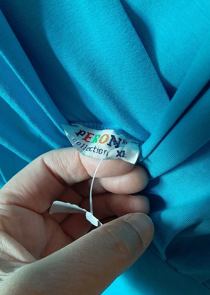 Peron marka XL penye kadın elbise. yeni etiketli çok kaliteli yu - Görsel 5