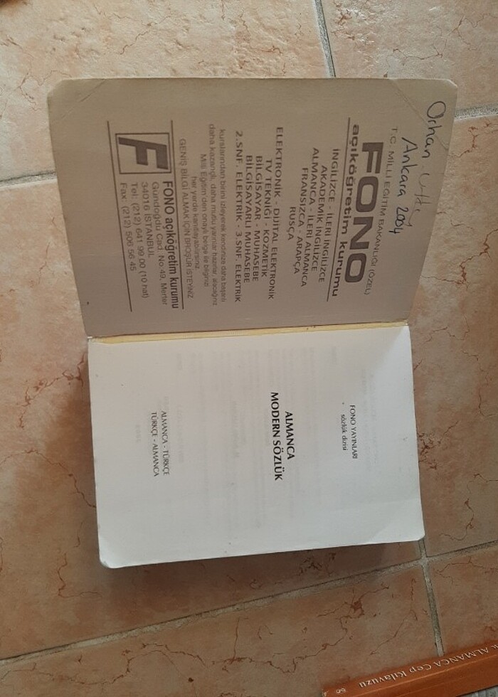 FONO Almanca modern sözlük.  Almanca-Türkçe Türkçe-Almanca.  200 - Görsel 5