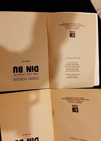 Beden Renk Turan Dursun. DİN BU 2. ve 3. KITAP. Tabu Can Çekişiyor