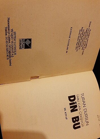 Beden Renk Turan Dursun. DİN BU. 3. KITAP